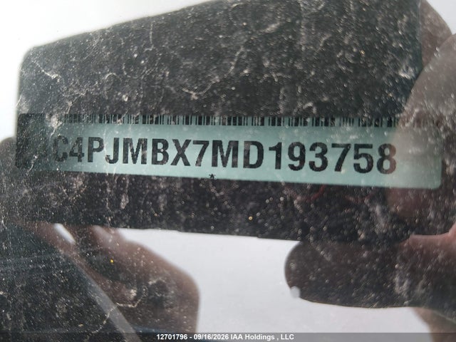 Aukcja sprzedaży 2021 Jeep Cherokee Trailhawk, vin: 1C4PJMBX7MD193758, numer aukcji: 12701796
