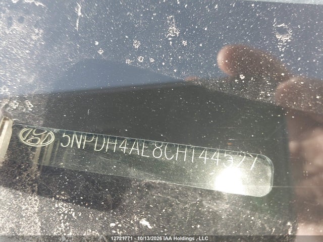 Продаж на аукціоні авто 2012 Hyundai Elantra Gl, vin: 5NPDH4AE8CH144527, номер лоту: 12721771