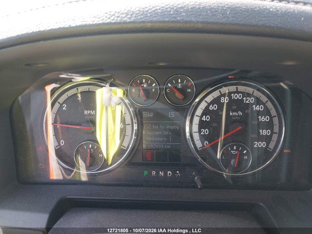 Продажа на аукционе авто 2009 Dodge Ram 1500 Slt/sport, vin: 1D3HV18T19S820198, номер лота: 12721805