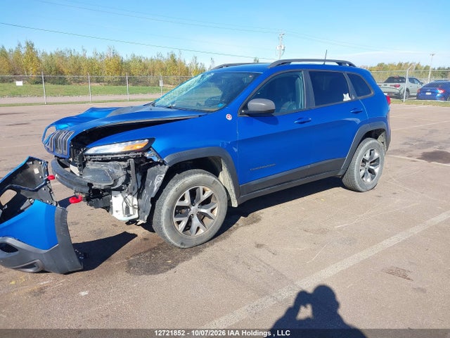 12721852 :رقم المزاد ، 1C4PJMBS1HW608183 vin ، 2017 Jeep Cherokee Trailhawk مزاد بيع