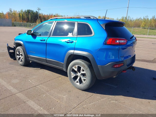 12721852 :رقم المزاد ، 1C4PJMBS1HW608183 vin ، 2017 Jeep Cherokee Trailhawk مزاد بيع