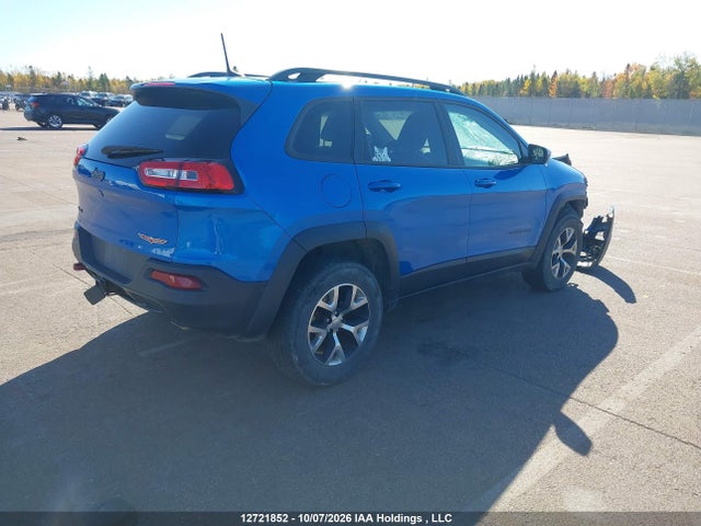 12721852 :رقم المزاد ، 1C4PJMBS1HW608183 vin ، 2017 Jeep Cherokee Trailhawk مزاد بيع