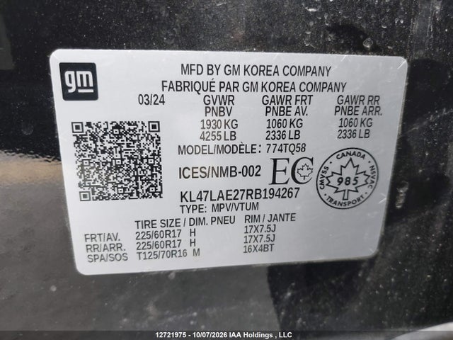 Buick Envista Preferred 2024 KL47LAE27RB194267 Image 9