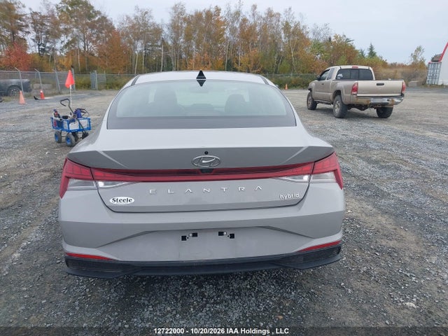 12722000 :رقم المزاد ، KMHLM4AJ0NU027680 vin ، 2022 Hyundai Elantra Hybrid Preferred مزاد بيع