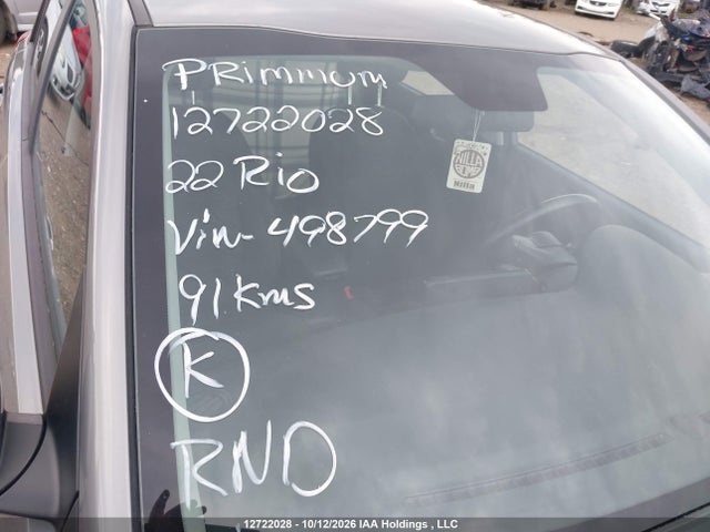 3KPA25AD1NE498799 KIA Rio Lx Premium/lx+