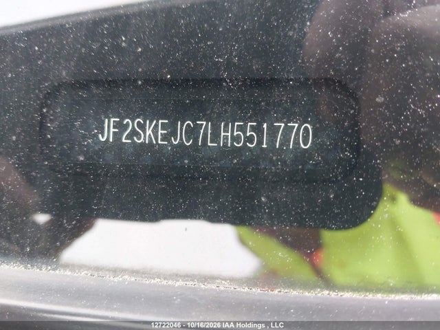 12722046 :رقم المزاد ، JF2SKEJC7LH551770 vin ، 2020 Subaru Forester مزاد بيع