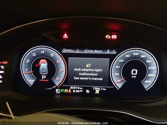 Auction sale of the 2019 Audi Q8 Prestige S-line, vin: WA1FVAF11KD025724, lot number: 12722155