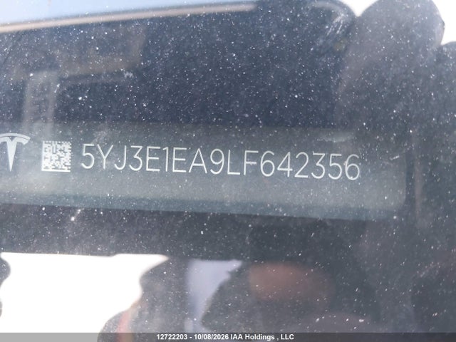 Продажа на аукционе авто 2020 Tesla Model 3, vin: 5YJ3E1EA9LF642356, номер лота: 12722203