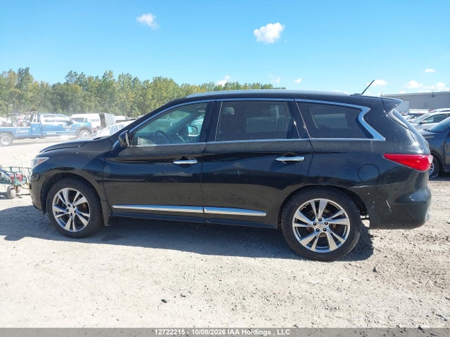12722215 :رقم المزاد ، 5N1AL0MM4DC344732 vin ، 2013 Infiniti Jx35 مزاد بيع
