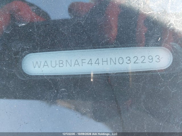 12722235 :رقم المزاد ، WAUBNAF44HN032293 vin ، 2017 Audi A4 Progressiv مزاد بيع
