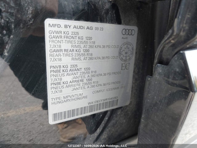 WA1DECF30R1040263 Audi Q3 Premium S Line 45