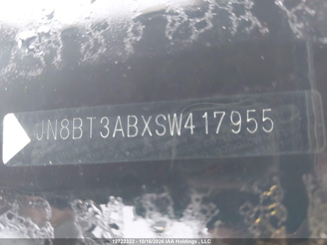 Продаж на аукціоні авто 2025 Nissan Rogue S, vin: JN8BT3ABXSW417955, номер лоту: 12722322
