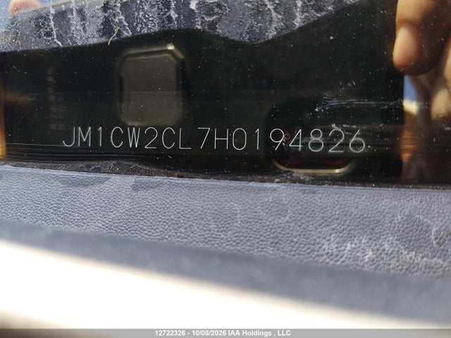 Auction sale of the 2017 Mazda Mazda5 Gs, vin: JM1CW2CL7H0194826, lot number: 12722326