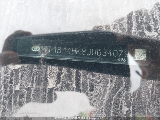 12717810 :رقم المزاد ، 4T1B11HK8JU634079 vin ، 2018 Toyota Camry L/le/xle/se/xse مزاد بيع