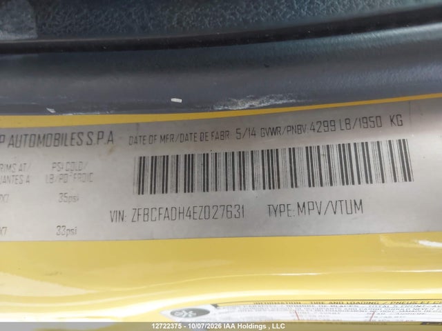 Fiat 500L TREKKING 2014 ZFBCFADH4EZ027631 Image 9