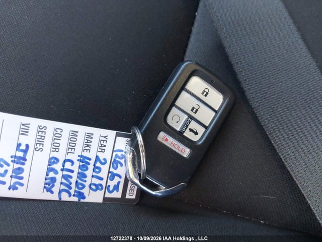 Продажа на аукционе авто 2018 Honda Civic Lx, vin: 2HGFC2F69JH014471, номер лота: 12722378
