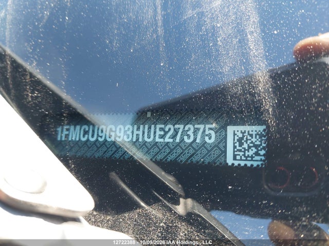 Aukcja sprzedaży 2017 Ford Escape Se, vin: 1FMCU9G93HUE27375, numer aukcji: 12722388