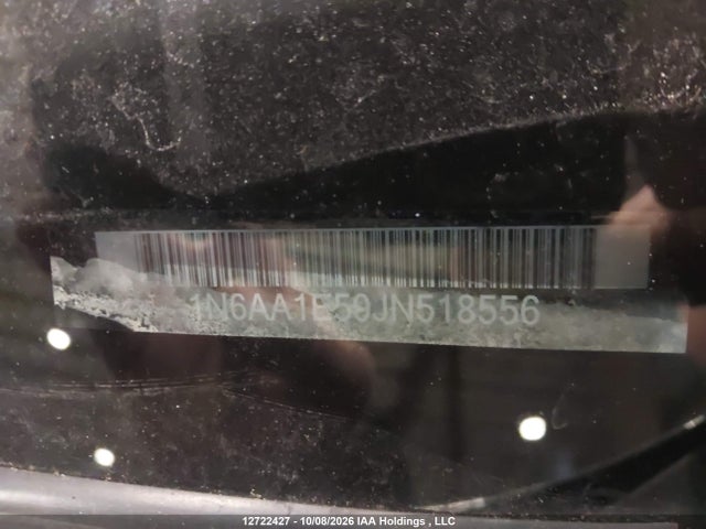 12722427 :رقم المزاد ، 1N6AA1E59JN518556 vin ، 2018 Nissan Titan Platinum/pro-4x/s/sl Midnight Edition/sv/sv Midnight Edition مزاد بيع