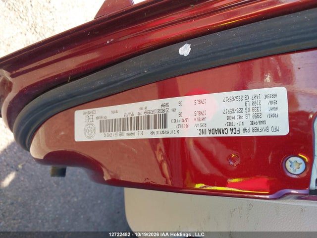 Dodge Grand Caravan Se/sxt 2016 2C4RDGBG1GR398964 Image 9