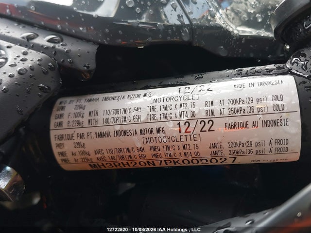 Yamaha Mt-03 2023 MH3RH20N7PK002027 Image 14