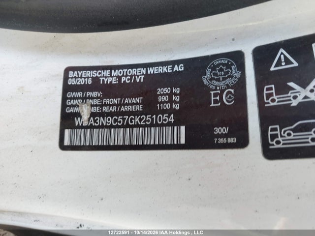WBA3N9C57GK251054 BMW 4 Series