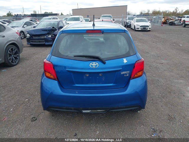 12722604 :رقم المزاد ، VNKKTUD30FA053593 vin ، 2015 Toyota Yaris Le مزاد بيع