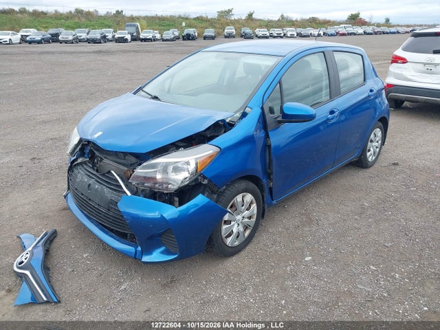 12722604 :رقم المزاد ، VNKKTUD30FA053593 vin ، 2015 Toyota Yaris Le مزاد بيع