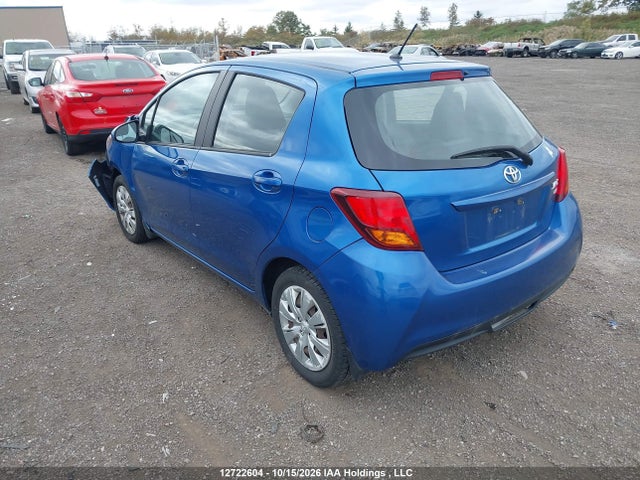 12722604 :رقم المزاد ، VNKKTUD30FA053593 vin ، 2015 Toyota Yaris Le مزاد بيع