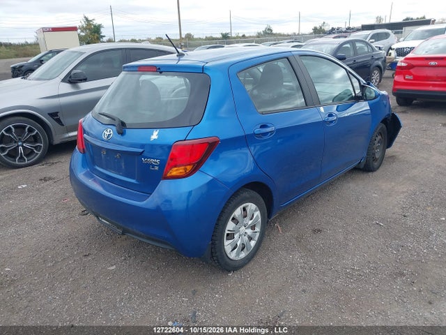 12722604 :رقم المزاد ، VNKKTUD30FA053593 vin ، 2015 Toyota Yaris Le مزاد بيع
