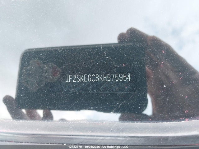 2019 Subaru Forester Premium მანქანა იყიდება აუქციონზე, vin: JF2SKEGC8KH575954, აუქციონის ნომერი: 12722779