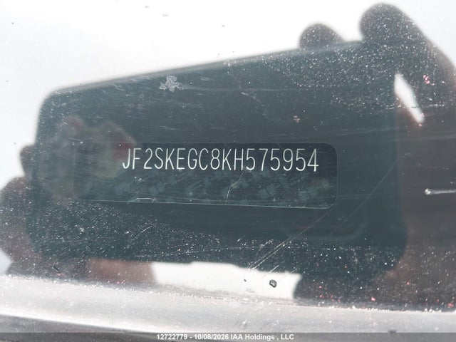 2019 Subaru Forester Premium მანქანა იყიდება აუქციონზე, vin: JF2SKEGC8KH575954, აუქციონის ნომერი: 12722779