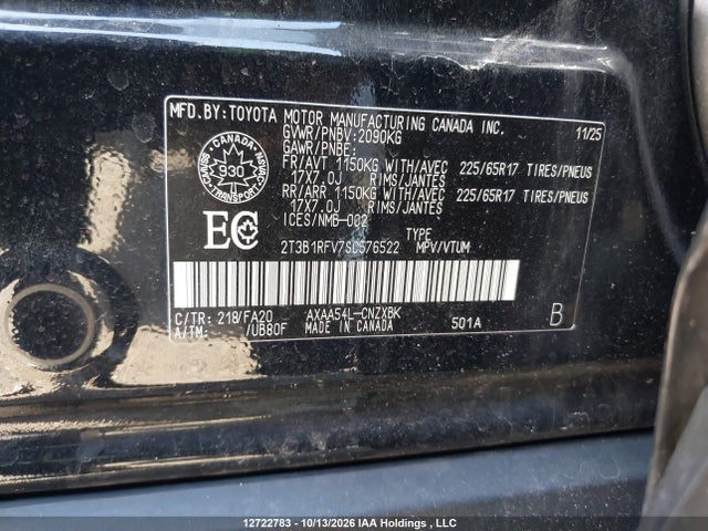 Toyota RAV4 LE 2025 2T3B1RFV7SC576522 Image 18