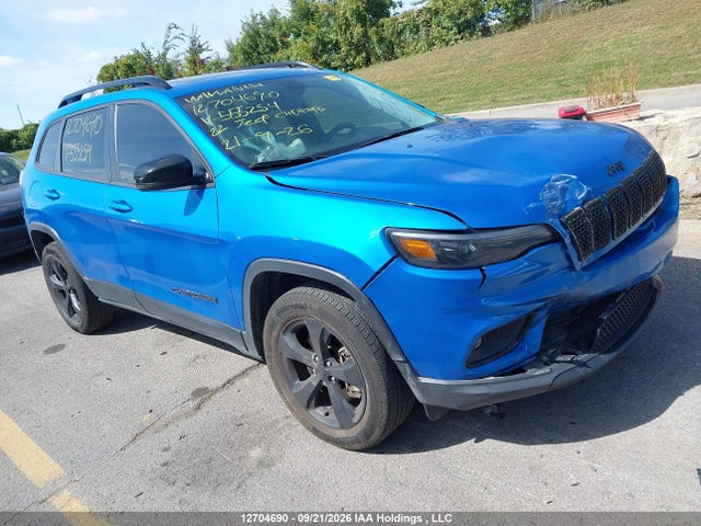 2022 Jeep Cherokee Altitude მანქანა იყიდება აუქციონზე, vin: 1C4PJMMX6ND555254, აუქციონის ნომერი: 12704690