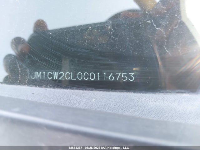 12688267 :رقم المزاد ، JM1CW2CL0C0116753 vin ، 2012 Mazda Mazda5 Gs مزاد بيع