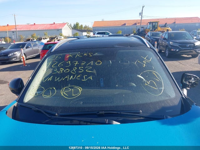 Продажа на аукционе авто 2026 Nissan Kicks Sv Awd Cvt, vin: 3N8AP6CB3TL380852, номер лота: 12697310