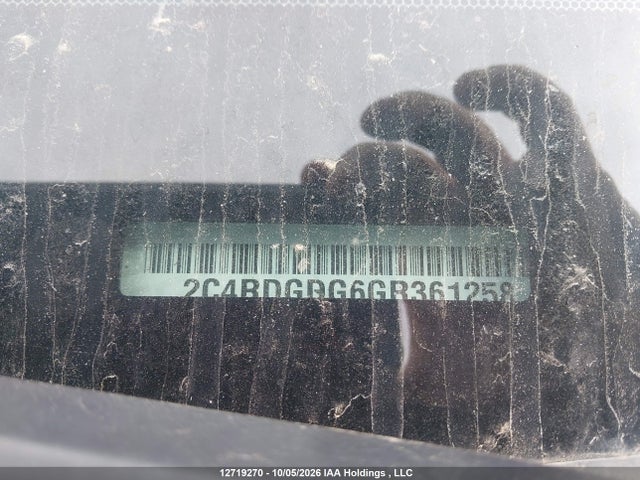 Aukcja sprzedaży 2016 Dodge Grand Caravan Crew, vin: 2C4RDGDG6GR361258, numer aukcji: 12719270