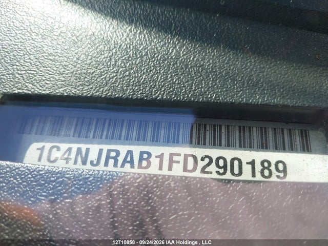 Auction sale of the 2015 Jeep Patriot Sport/north, vin: 1C4NJRAB1FD290189, lot number: 12710858