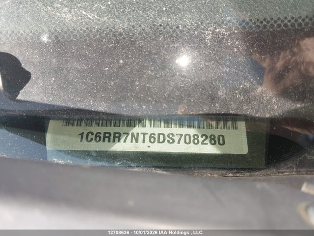 Aukcja sprzedaży 2013 Ram 1500 Laramie, vin: 1C6RR7NT6DS708280, numer aukcji: 12708636