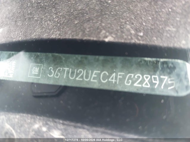 12717278 :رقم المزاد ، 3GTU2UEC4FG289751 vin ، 2015 Gmc Sierra 1500 Sle مزاد بيع