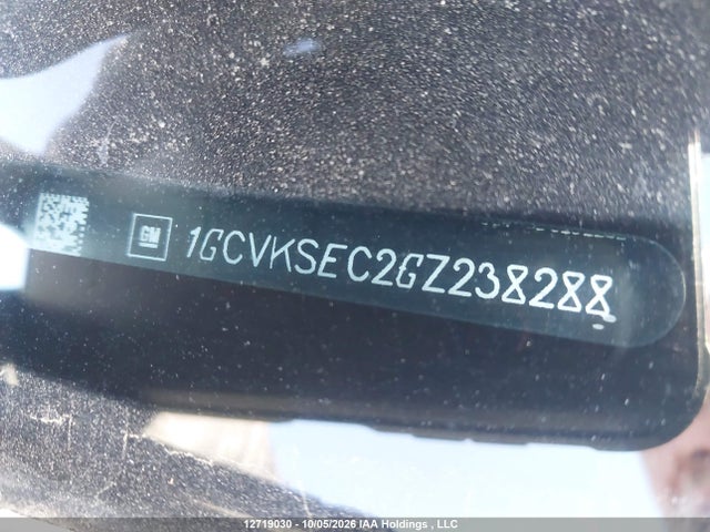 Продаж на аукціоні авто 2016 Chevrolet Silverado 1500 1lz, vin: 1GCVKSEC2GZ238288, номер лоту: 12719030