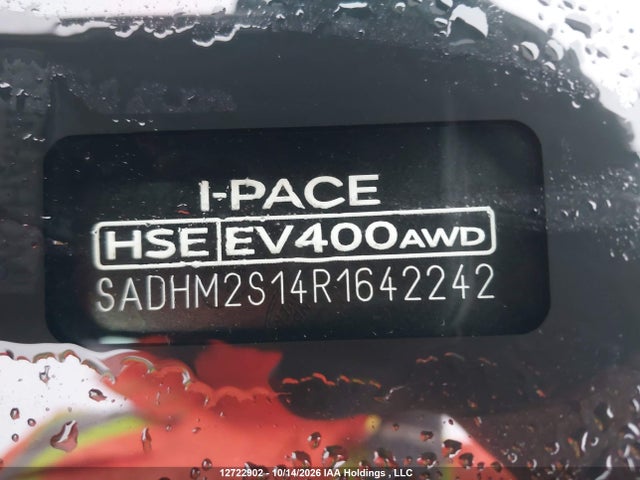 SADHM2S14R1642242 Jaguar I-pace R-dynamic Hse