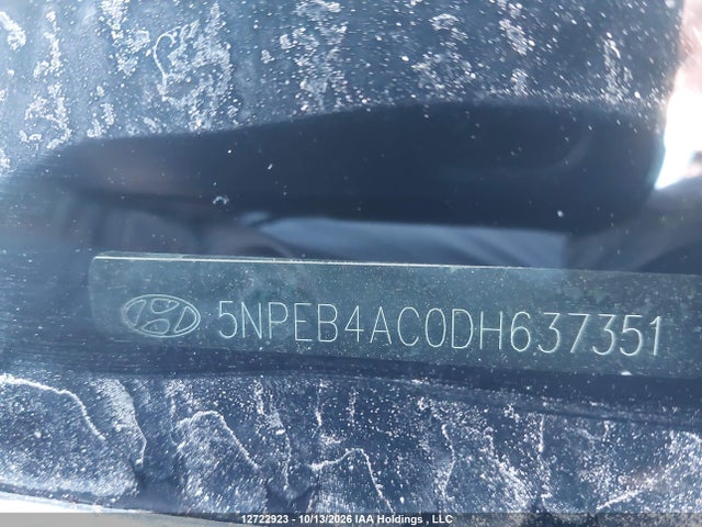 Продаж на аукціоні авто 2013 Hyundai Sonata Gls, vin: 5NPEB4AC0DH637351, номер лоту: 12722923