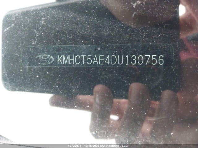 12722978 :رقم المزاد ، KMHCT5AE4DU130756 vin ، 2013 Hyundai Accent Gl مزاد بيع