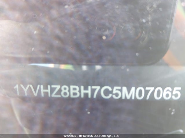 Продажа на аукционе авто 2012 Mazda 6 I, vin: 1YVHZ8BH7C5M07065, номер лота: 12723036
