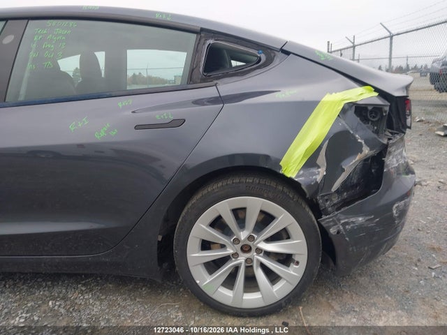2022 Tesla Model 3 Rwd/standard Range მანქანა იყიდება აუქციონზე, vin: 5YJ3E1EA8NF375326, აუქციონის ნომერი: 12723046