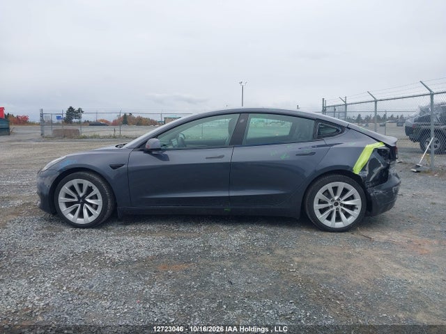 2022 Tesla Model 3 Rwd/standard Range მანქანა იყიდება აუქციონზე, vin: 5YJ3E1EA8NF375326, აუქციონის ნომერი: 12723046