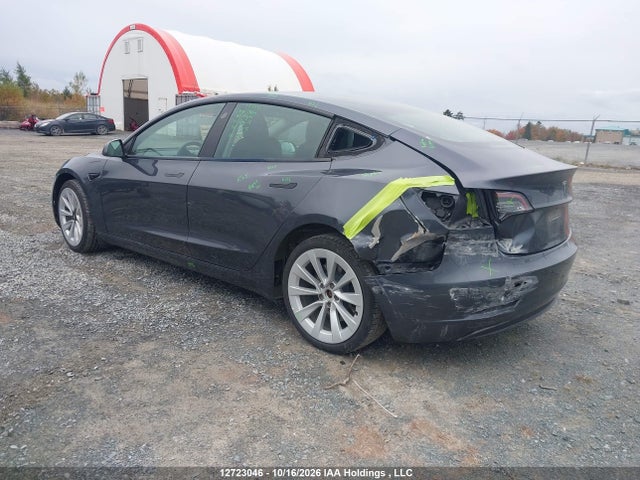 2022 Tesla Model 3 Rwd/standard Range მანქანა იყიდება აუქციონზე, vin: 5YJ3E1EA8NF375326, აუქციონის ნომერი: 12723046