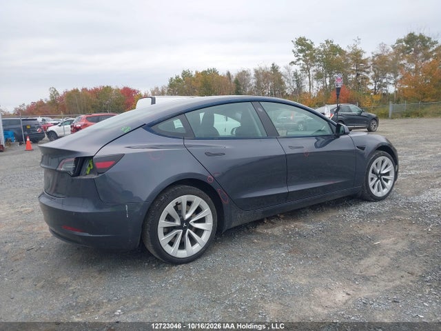 2022 Tesla Model 3 Rwd/standard Range მანქანა იყიდება აუქციონზე, vin: 5YJ3E1EA8NF375326, აუქციონის ნომერი: 12723046