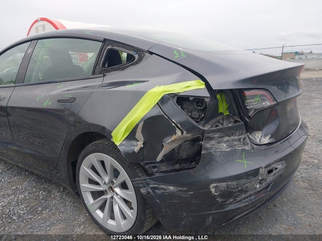 2022 Tesla Model 3 Rwd/standard Range მანქანა იყიდება აუქციონზე, vin: 5YJ3E1EA8NF375326, აუქციონის ნომერი: 12723046