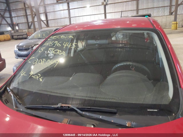 12696445 :رقم المزاد ، 3N1CK3CP5FL208049 vin ، 2015 Nissan Micra S/sr/sv مزاد بيع